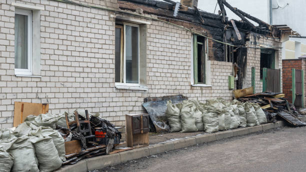 Professional Fire Damage Removal technician working in Richmond, KY